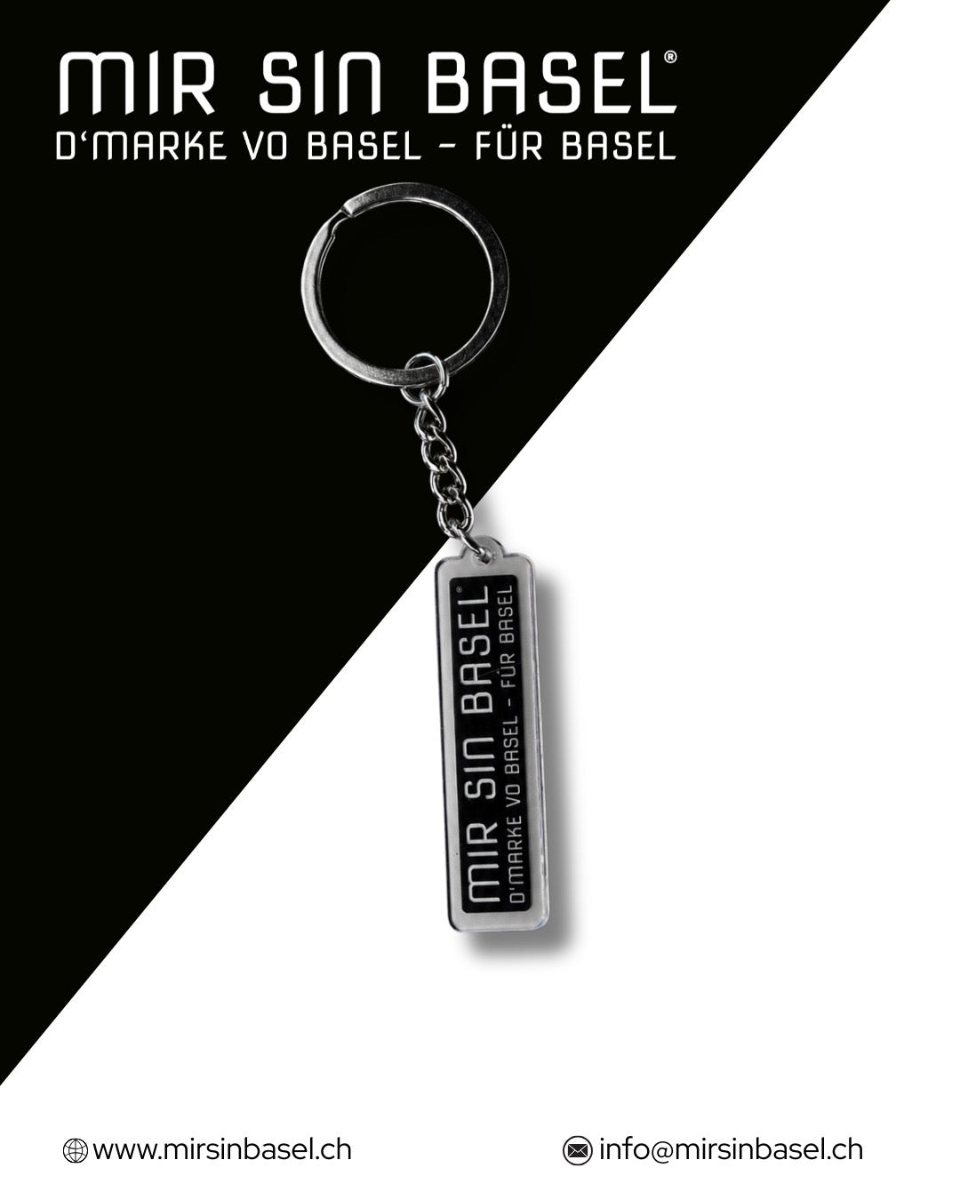 5 Stück / MIR SIN BASEL® – SCHLÜSSELANHÄNGER