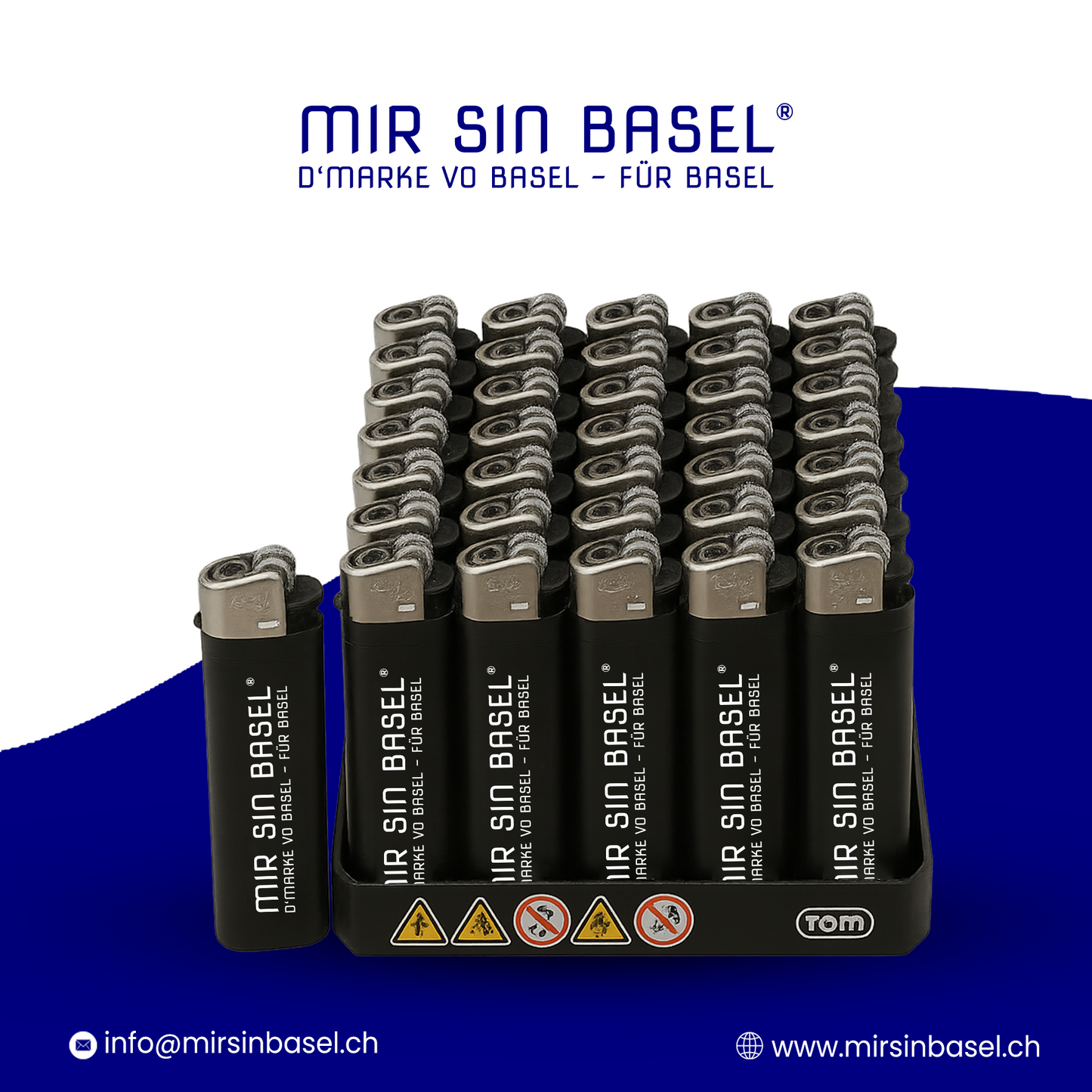 5er Pack MIR SIN BASEL® Lighter
