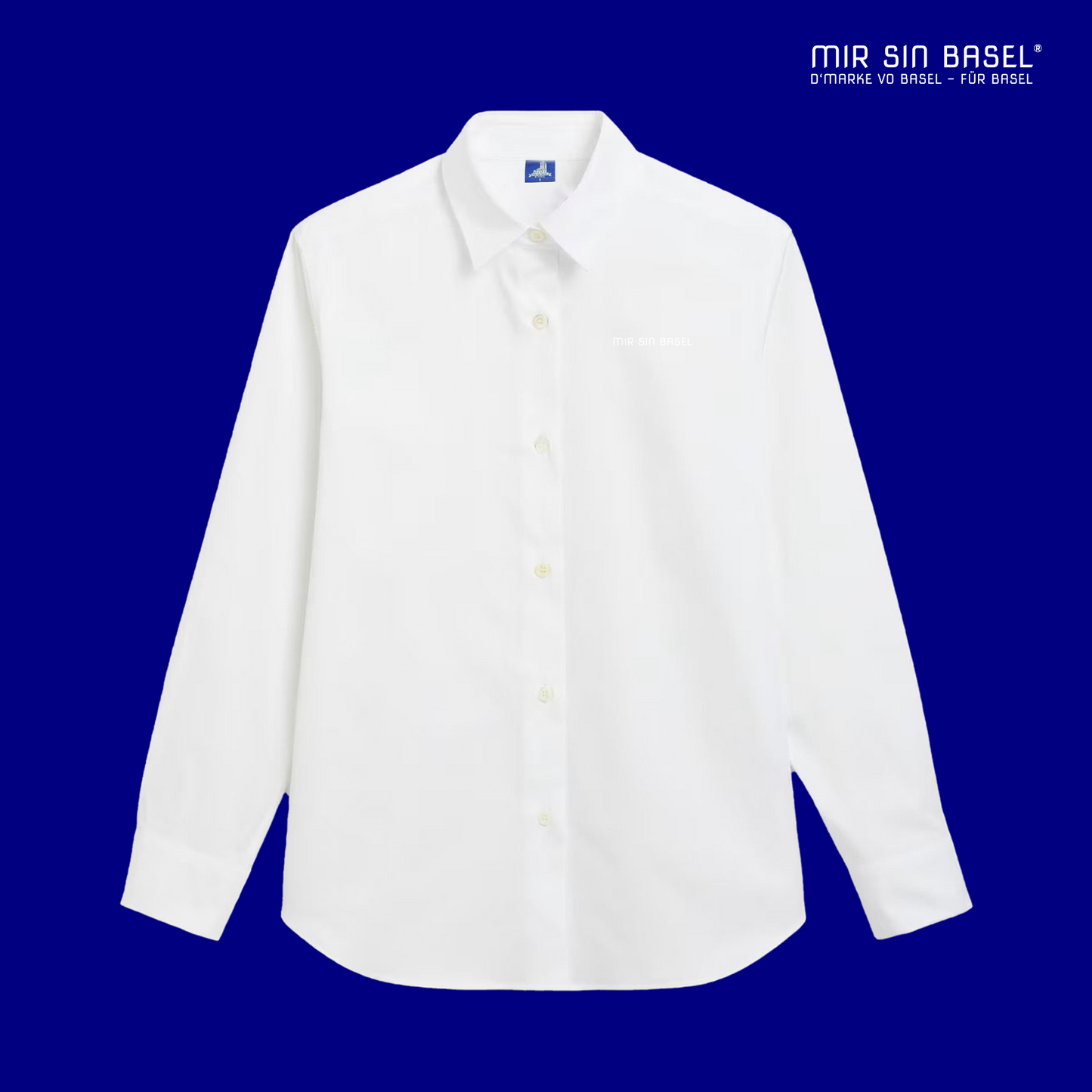 Hemd MIR SIN BASEL – Weiss
