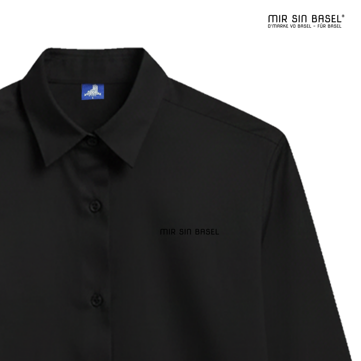 Hemd MIR SIN BASEL – Schwarz