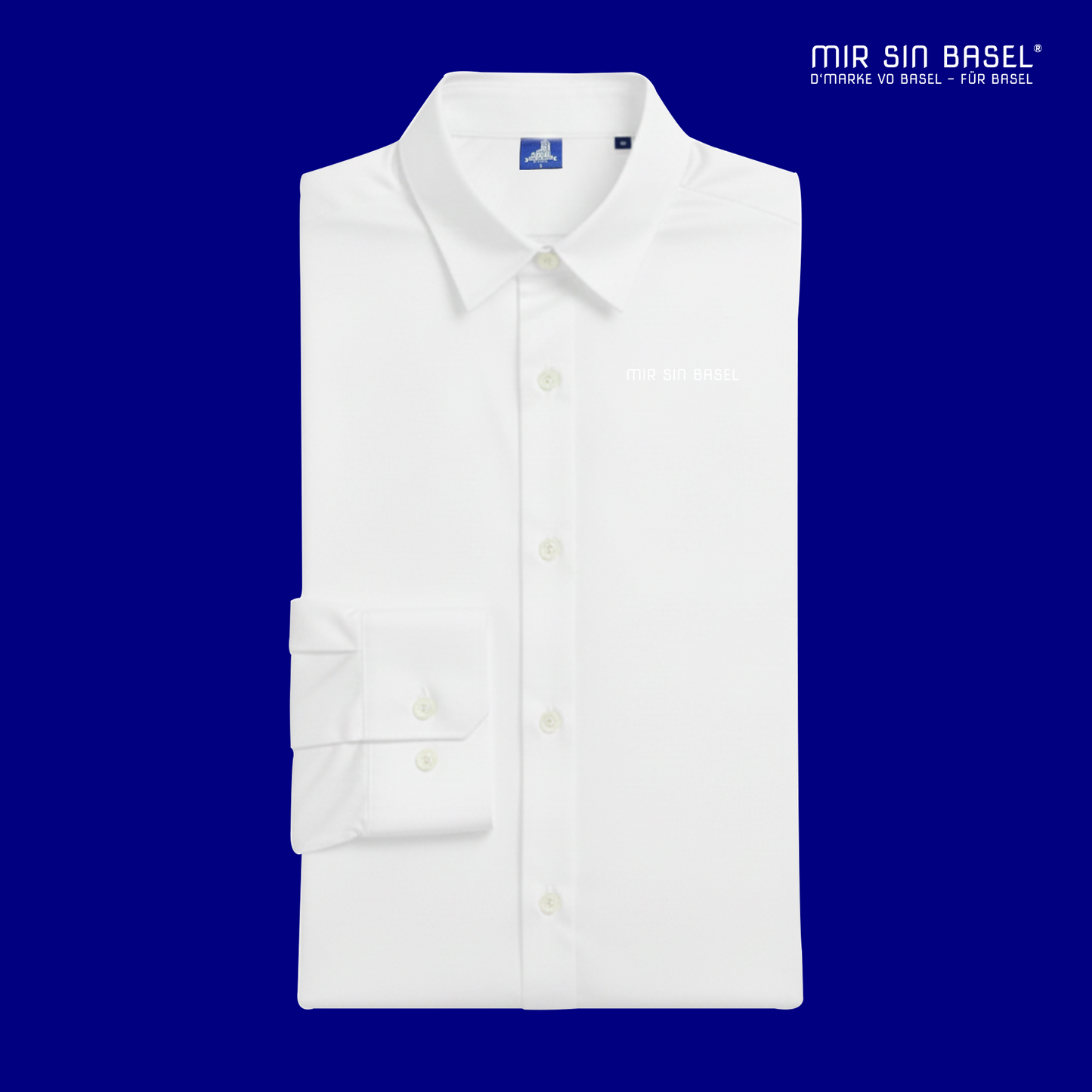 Hemd MIR SIN BASEL – Weiss