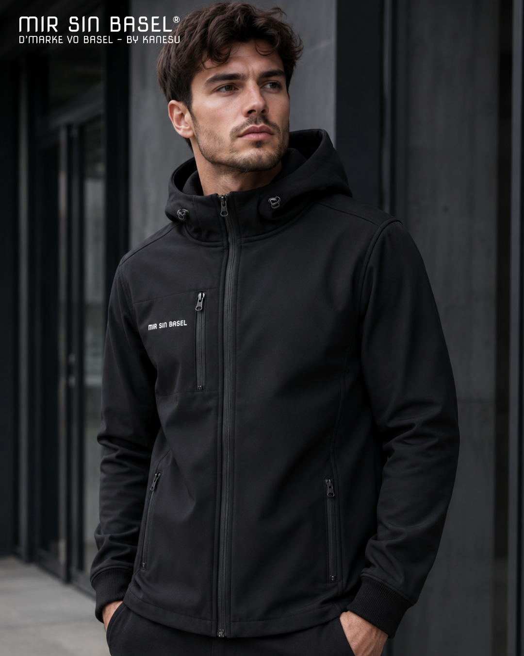 MIR SIN BASEL® Softshell Jacke - Unisex