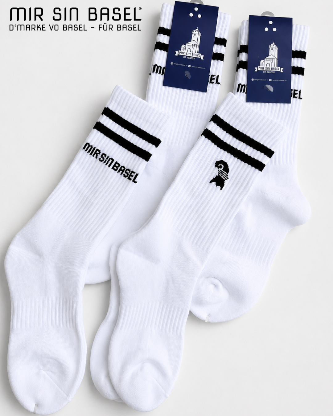MIR SIN BASEL® Socken – 4er Pack
