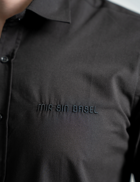 Hemd MIR SIN BASEL – Schwarz