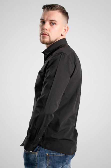 Hemd MIR SIN BASEL – Schwarz